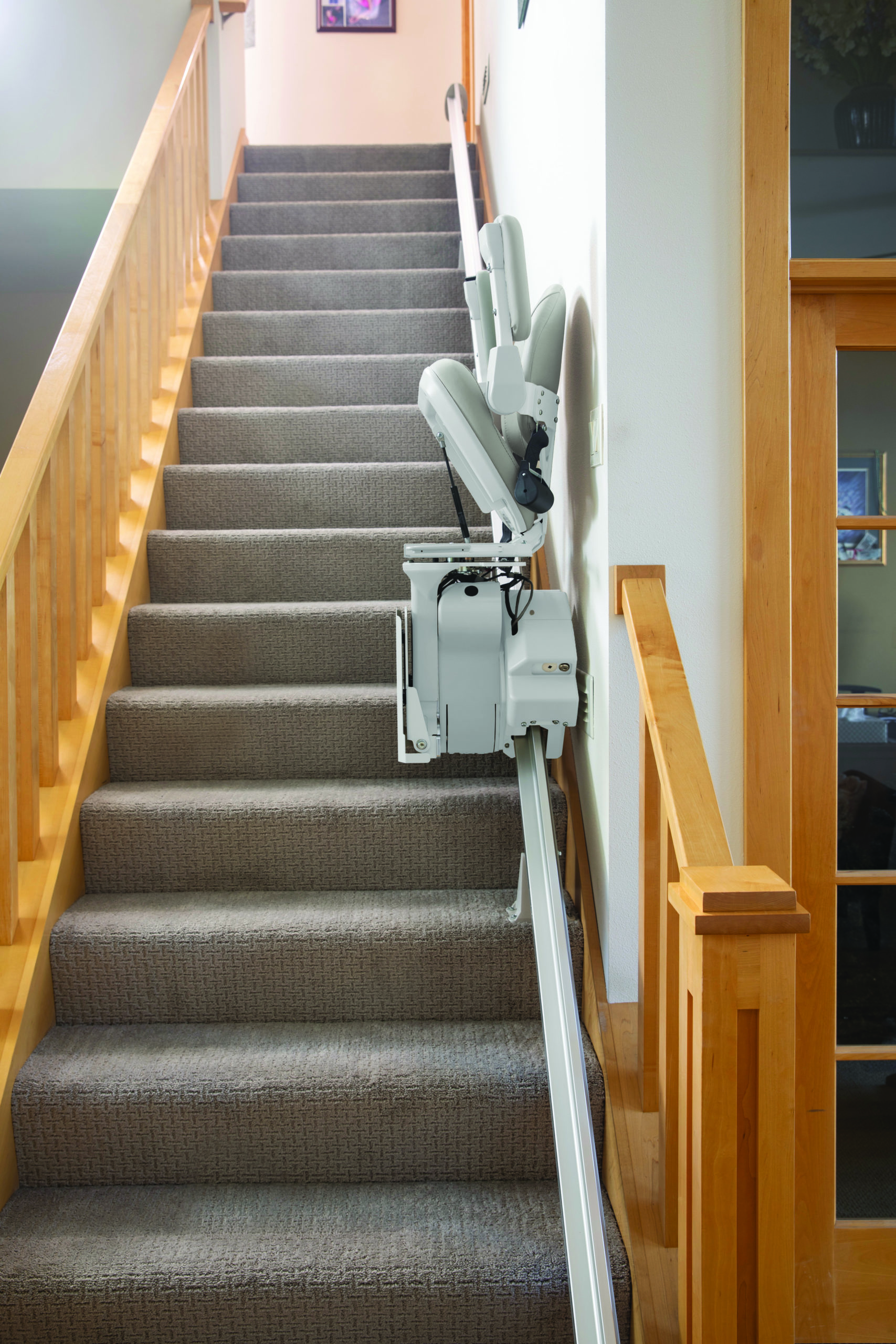 Straight stair lift in Bloomington, IL