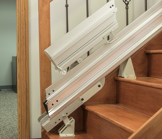 Stair Lift with Retractable Rails in Madison