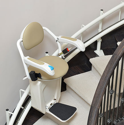 Curved Stair Lift in Barrington, IL