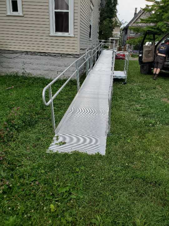 wheelchair ramp installed in MIlwaukee