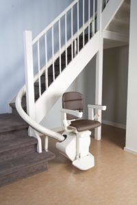 Curved Stairlift In Milwaukee and Appleton