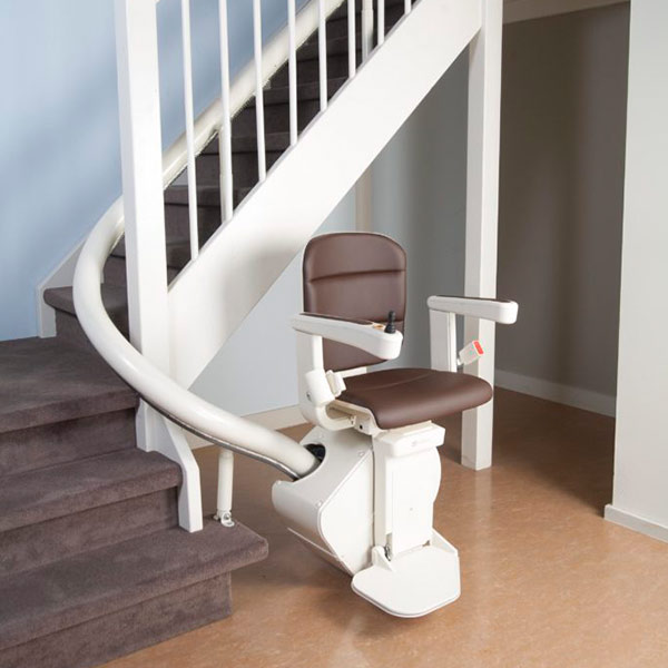 Curved Stairlift in Chicagoland, Appleton, Oshkosh, and Sheboygan