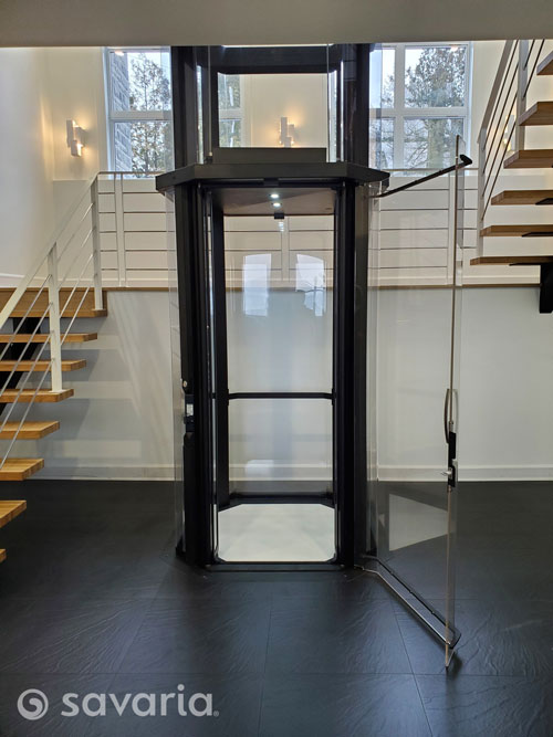 a home featuring Savaria Home Elevator in La Crosse, WI