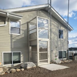 Outside of a Home with an ADA Platform Lift in Chicagoland, Chicago, Milwaukee