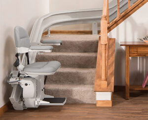 Curved Stair Lift in Frankfort House