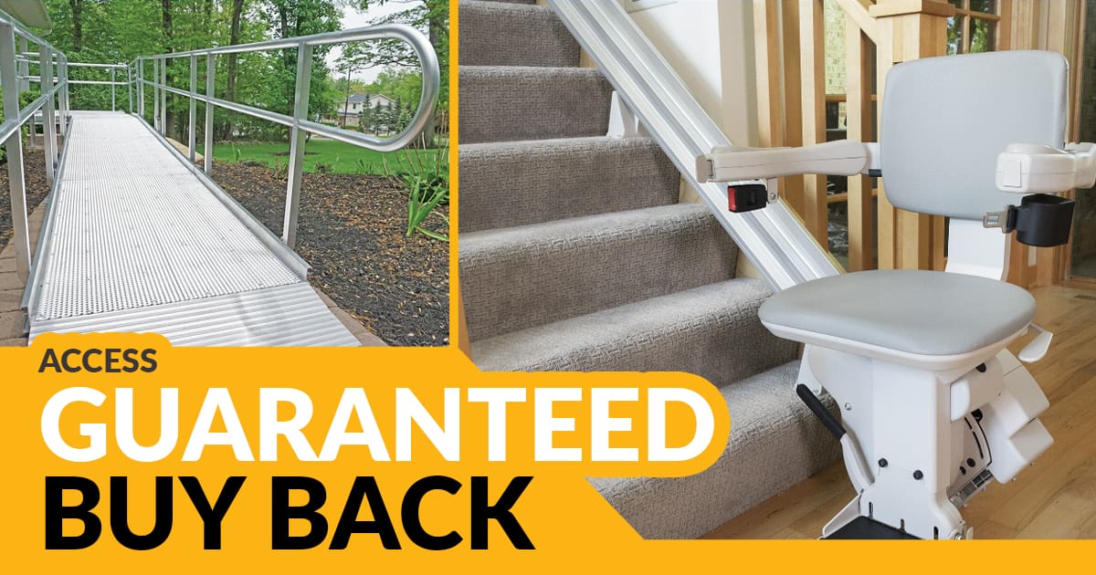 Access Guaranteed Buy Back for Modular Ramps & Stair Lifts