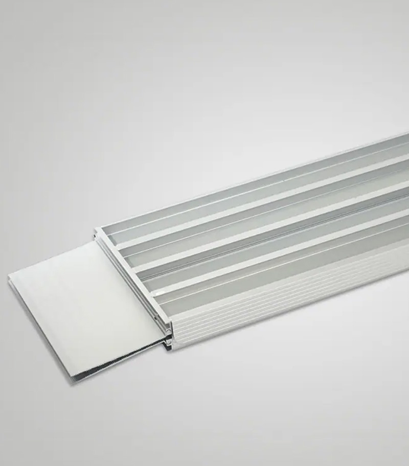 Bi-fold portable aluminum wheelchair ramp from National Ramps collapses to just 3 inches for easy storage and transportation