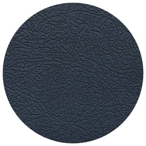 A close-up of a dark gray, circular textured surface with vein-like patterns resembling leather, similar to the refined finish on the Freecurve Curved Stair Lift by Handicare.