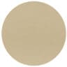 A close-up of a circular swatch of beige leather with a subtle, natural grain texture—like the premium finish on the Freecurve Curved Stair Lift by Handicare.