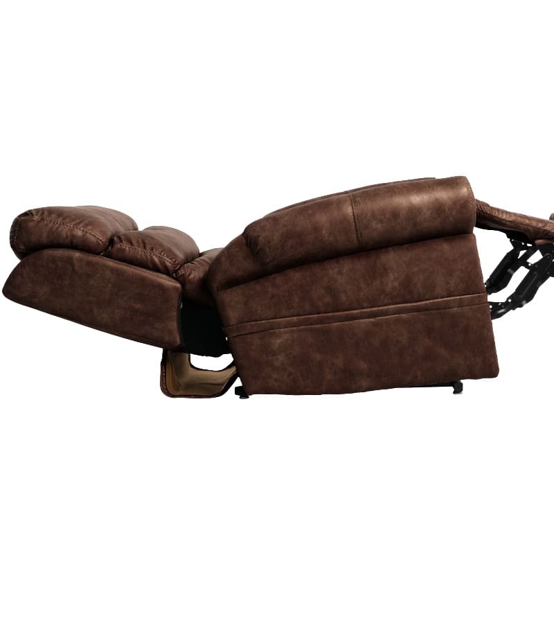 VivaLift Tranquil 2 - PLR-935-Lift Chair by Pride Mobility shown fully reclined with footrest extended and backrest tilted, showcasing a comfortable seating option ideal for seniors. VivaLift Tranquil 2 - PLR-935-Lift Chair by Pride Mobility shown fully reclined with footrest extended and backrest tilted, showcasing a comfortable seating option ideal for seniors.