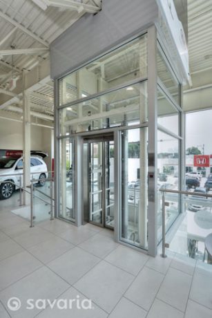 Savaria-Orion-commercial-elevator-glass-hoistway Savaria-Orion-commercial-elevator-glass-hoistway