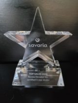 Savaria Top Sales 2020 Award Savaria Top Sales 2020 Award